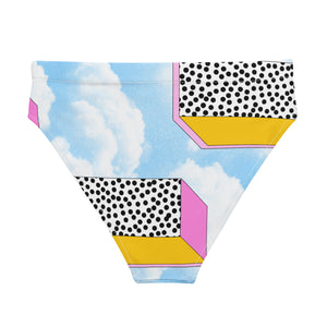 Open To Happen Recycled high-waisted bikini bottom