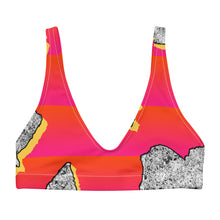 Load image into Gallery viewer, Planetary Stones Recycled padded bikini top
