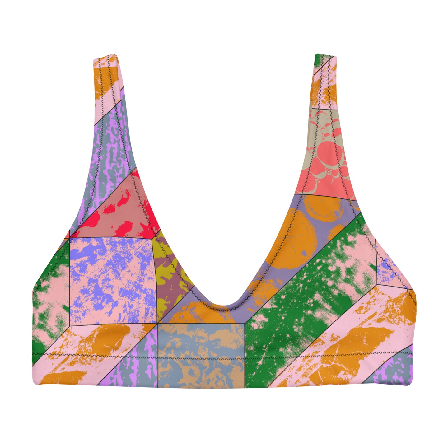 On The Strip Recycled padded bikini top