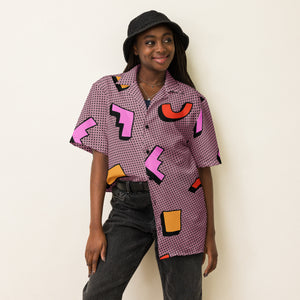 Wall Fix Unisex button shirt