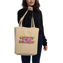 Load image into Gallery viewer, Curiosity Fuels Discovery Eco Tote Bag

