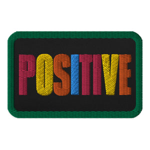 Positive Embroidered patches