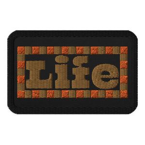 Life Embroidered patches