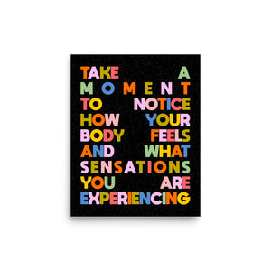 Take A Moment Poster