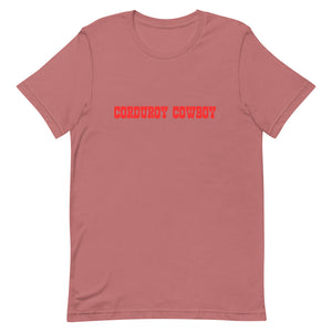 Corduroy Cowboy Unisex t-shirt