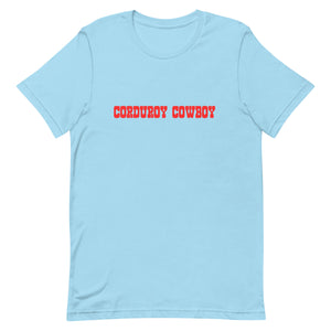 Corduroy Cowboy Unisex t-shirt