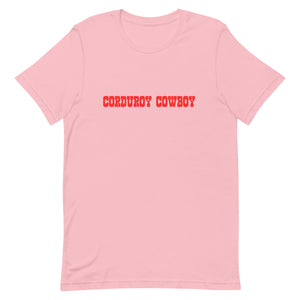 Corduroy Cowboy Unisex t-shirt