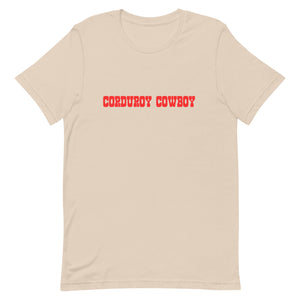 Corduroy Cowboy Unisex t-shirt