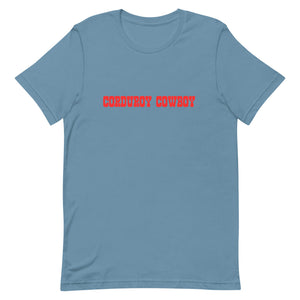 Corduroy Cowboy Unisex t-shirt