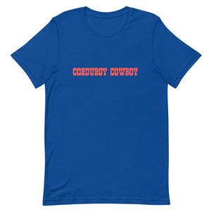 Corduroy Cowboy Unisex t-shirt