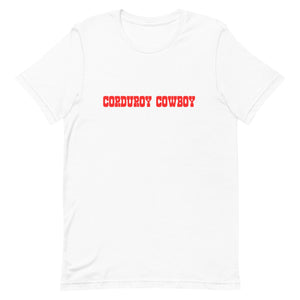 Corduroy Cowboy Unisex t-shirt