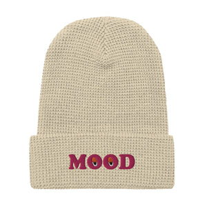 Mood Embroidered Waffle beanie