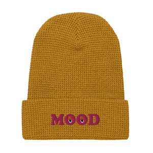 Mood Embroidered Waffle beanie